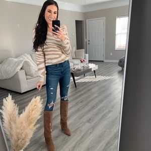 Grace & Lace Zebra print sweater!